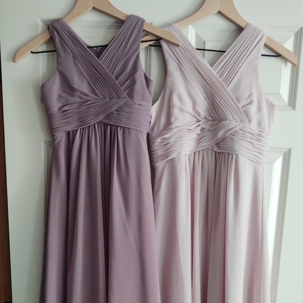 Christina Wu Kids Formal Dresses in Lavender and Light Pink